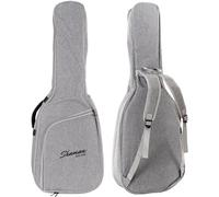 Shaman KGB-103 GY Premium-Line Borsa per Chitarra Classica - Materiale Idrorepellente e Antistrappo - Spallacci Imbottiti Regolabili a Zaino con Tasca Frontale - Manico Rinforzato.