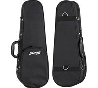 Shaman Softcase per Ukulele Soprano - Custodia leggera con schiuma rigida sagomata, tasca interna ed esterna, tracolla rimovibile. Dimensioni interne: 58,5x18x7,5 cm. Colore nero.
