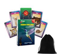 Shamanic Alimentazione Animale Oracolo Carte Strato E Borsa Findhorn Esoteric