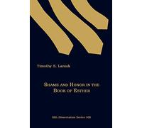 Shame And Honor in the Book of Esther