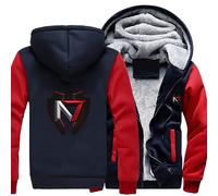 SHAMMA Felpe con cappuccio da uomo Cappotti per Mass Effect N7 Felpe Full Zip Slip Giacche calde e spesse con cappuccio Autunno Inverno Abbigliamento casual Capispalla-D||S
