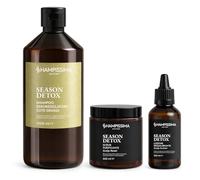 Shampissima Professional, Shampoo Capelli Grassi Professionale 1000 ml + Scrub Cuoio Capelluto al Sale Marino 300 ml + Siero Cute Grassa Riequilibrante 100 ml