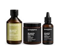 Shampissima Professional, Shampoo Capelli Grassi Professionale 250 ml + Scrub Cuoio Capelluto al Sale Marino 300 ml + Siero Cute Grassa Riequilibrante 100 ml