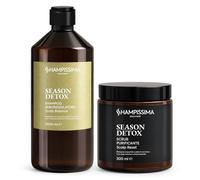 Shampissima Professional, Trattamento Capelli Grassi, Scrub Cuoio Capelluto Purificante e Shampoo Seboregolatore, Ideale per Cute Grassa, 1000 ml + 300 ml