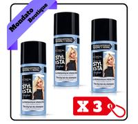 SHAMPO L'OREAL STYLISTA BIG HAIR SECCO IMPORT 100ml THE VOLUME DRY SHAMPOO (X3)