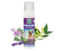 Shampoing pour animaux de compagnie Men for San Mousse Répulsif d'insectes (200 ml)