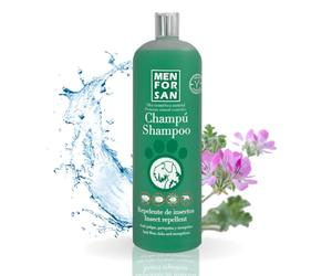 Shampoing pour animaux de compagnie Menforsan Chien Répulsif d'insectes Citronnelle