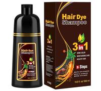 Shampoo 500ml per capelli di colore marrone scuro, per capelli grigi, shampoo istantaneo per uomini e donne, shampoo a colori naturale e a lunga durata, shampoo per capelli 3 in 1, shampoo per capelli