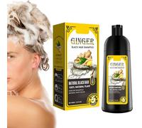 Shampoo a riduzione grigio - Formula naturale Shampoo tintura per capelli neri | 500 ml di shampooo tinttura di cocco di lunga durata | Controlla Gx Mins veloce tintura per capelli semi nessun danno