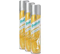 Shampoo a secco Batiste Dry Shampoo, biondo brillante con un tocco di colore per capelli biondi, capelli freschi per tutti i tipi di capelli, 3 confezioni da 200 ml