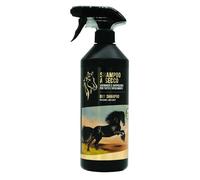Shampoo a Secco Naturale e Vegetale per Cavalli - Senza bisogno di Acqua o Risciacquo - Per un Lavaggio Rapido ed Efficace, Adatto a Tutti i Tipi di Manti, Linea 101 (750ml)