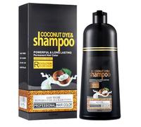 Shampoo A Tintura Per Capelli Neri - Colore Per Capelli - Shampoo Tintura Di Cocco | 500 Ml Di Colore Di Recitazione Veloce, Trattamento Dei Neri A Base Di Erbe | NO DASE NOURISHING DYEE, Formula