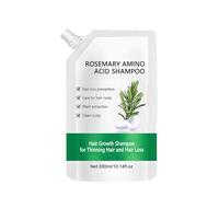 Shampoo al rosmarino e aminoacidi, shampoo al rosmarino per la crescita dei capelli, rinforza i capelli e ne riduce la rottura, lisci e lucenti, freschi e soffici