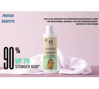 Shampoo al rosmarino e biotina per diradare i capelli senza parabeni in silic...