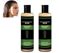 Shampoo al Rosmarino, Formula Detergente Delicata per Pieno, Delicato, Lascia i capelli spessi, voluminosi e morbidi, Freschezza a Lunga Durata, levigante e facile da modellare, Leggero (2PCS)