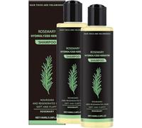Shampoo al Rosmarino per Capelli - Anticaduta e Addensante per Uomo e Donna, Rinforzante con Cheratina Idrolizzata, Formula Naturale contro il Diradamento e la Perdita di Capelli (2pc)