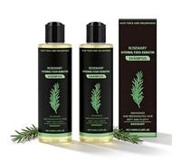 Shampoo al rosmarino per la crescita dei capelli e la pulizia profonda, 2 pezzi shampoo volumico con cheratina idrolizzata e vitamina E per uomo e donna, cura delicata per capelli sottili e cuoio