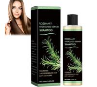 Shampoo alla cheratina idrolizzata al rosmarino, Shampoo all'olio di foglie di rosmarino, Capelli morbidi e soffici, Shampoo al rosmarino (1 pezzi)