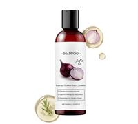 Shampoo alla cipolla con olio di cipolla e rosmarino per la crescita dei capelli, cura del diradamento dei capelli, idrata, deterge e promuove capelli più forti, spessi e più lunghi per donne e uomini
