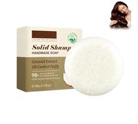 Shampoo alla noce di cocco, 60 G Solido Shampoo Rigenerante e Nutriente Cura dei Capelli Cocco Idratante Bar Sapone, Pulizia profonda del cuoio capelluto, Riparazione Cura Per Capelli Secchi e