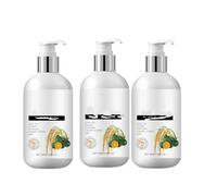 Shampoo all'acqua di riso per la crescita dei capelli, per la caduta e il diradamento dei capelli, balsamo ispessente con biotina, deterge il cuoio capelluto, per uomini e donne