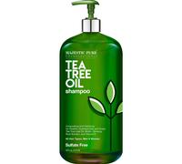 Shampoo all'albero del t MAJESTIC PURE per uomo e donna - 473 ml - Formula idratante che combatte la forfora, i pidocchi e il cuoio capelluto ir