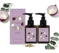 Shampoo all'Idrolato di Cipolla con Biotina e Rosmarino - Trattamento Anticaduta per il Cuoio Capelluto, per Capelli più Forti, Voluminosi e Spessi - Migliora la Texture e la Lucentezza (2Pezzo)