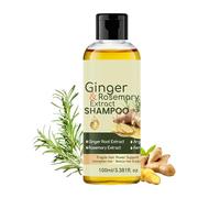 Shampoo allo zenzero e rosmarino, formula equilibrante e nutriente, per capelli dall'aspetto pieno, shampoo volumizzante per capelli sottili, cura idratante del cuoio capelluto, per uomo e donna