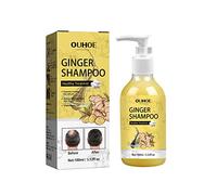 Shampoo allo Zenzero, Shampoo And Treatment per la Crescita dei Capelli, Cura dei Capelli e del Cuoio Capelluto, Shampoo Anticaduta, Lucentezza per Capelli, per Tutti i Tipi di Capelli