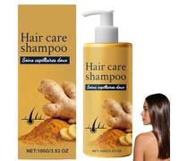 Shampoo allo zenzero, shampoo antiforfora con regolazione dell'olio, lenisce il prurito e sensibile del cuoio capelluto e riduce la forfora, idrata i capelli secchi e danneggiati. (1 pezzo)
