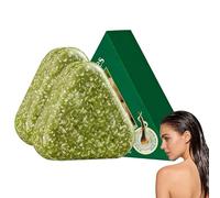 Shampoo allo zenzero, shampoo solido vegetale per la crescita dei capelli, ispessimento volumizzante, controlla i capelli grassi, elimina la forfora e migliora il crespo. (2 pezzi)