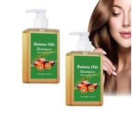 Shampoo all'olio di batana e all'estratto di rosmarino per la crescita e la riparazione dei capelli, detergente nutriente per capelli pieni e spessi, più morbidi, shampoo idratante e rinforzante (2