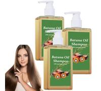 Shampoo all'olio di Batana, Shampoo all'olio di rosmarino, Shampoo, Shampoo all'olio con estratto di rosmarino, Nutre i capelli, morbidi e soffici per uomini e donne (3 pezzi)