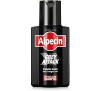 Alpecin Grey Attack - Shampoo alla caffeina e colore da uomo, 1 x 200 ml, capelli gradualmente più scuri e pieni | Effetto colorante dall'aspetto naturale per capelli visibilmente meno grigi | Contro