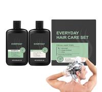 Shampoo and Conditioner Set for Men, 474ml Hydrating Hair Care Kit, Soothing Scalp Relief Formula, Root Repair & Nourishment (Refreshing & Moisturizing), for Dry Itchy Scalp