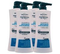 Shampoo ANTICADUTA & ANTIFORFORA Ultra Riequilibrante, Con Actigrow Complex e Piroctone Olamine. Per Capelli Soggetti a Caduta, Con Forfora 400ml (4 Flaconi)