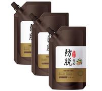 Shampoo anticaduta per la caduta dei capelli, Shampoo per la crescita dei capelli, Idratante e promotore della crescita dei capelli, Ispessimento e rafforzamento, Cura dell'aria (3Pcs)