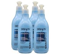 Shampoo ANTICADUTA Rinforzante, Per Capelli Fragili e Tendenti Alla Caduta. Con Amminoacidi e Vitamina PP. Con Tappo Dosatore 500ml (4 Flaconi)