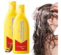 Shampoo antiforfora Oil Control, Shampoo antiforfora terapeutico con formula originale, Shampoo Clear Essential, lenisce il cuoio capelluto, controlla la produzione di sebo (2 pz)