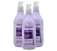 Shampoo ANTIFORFORA Purificante, Per Capelli e Cute Con Forfora. Con Piroctone Olamine e Oli Essenziali Di Lavanda e Limone. Con Tappo Dosatore 500ml (3 Flaconi)