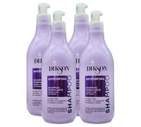 Shampoo ANTIFORFORA Purificante, Per Capelli e Cute Con Forfora. Con Piroctone Olamine e Oli Essenziali Di Lavanda e Limone. Con Tappo Dosatore 500ml (4 Flaconi)