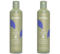 SHAMPOO ANTIGIALLO ECHOS LINE S6 NO YELLOW 2X300ML PROFESSIONALE GRIGI DECOLORAT