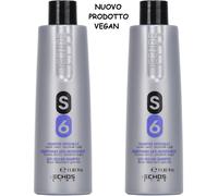 SHAMPOO ANTIGIALLO ECHOS S6 NO YELLOW 2X300ML PROFESSIONALE GRIGI DECOLORATI