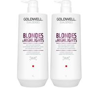 Shampoo + Balsamo Antigiallo | Goldwell Dualsenses Blondes Highlights 2 x 1000ml