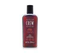 Shampoo Balsamo Uomo AMERICAN CREW 3 In 1 Shampoo Conditioner Body Wash 250ml