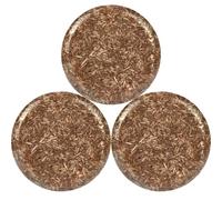 Shampoo bar naturale organico 3 pezzi, barrette shampoo multifunzionali scurinti per capelli per la promozione della crescita dei capelli grigi Cura unisex