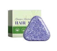 Shampoo Bar per capelli fini - 120 g Shampoo solido | Sapone per capelli con zenzero | Contro la caduta dei capelli crespo riparazione cura del cuoio capelluto per capelli sottili volume