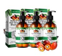 Shampoo Batana al rosmarino per la crescita dei capelli e la cura del cuoio capelluto contro la caduta dei capelli vegan, 3x 300ml
