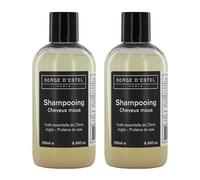 Shampoo Capelli Limp 250ml x2. Shampoo Ristrutturante Rivitalizzante Cura Naturale Ingredienti Attivi ed Estratti Vegetali Made in Paris Non Testato su Animali