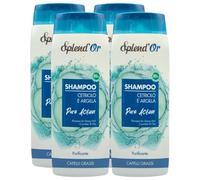 Shampoo CETRIOLO E ARGILLA Pure Action, Per Capelli Grassi, Purificante. Deterge Delicatamente Ma Efficacemente, Purificando Il Cuoio Capelluto 300ml (4 Flaconi)